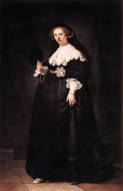 Portrait of Oopjen Coppit by Rembrandt van Rijn